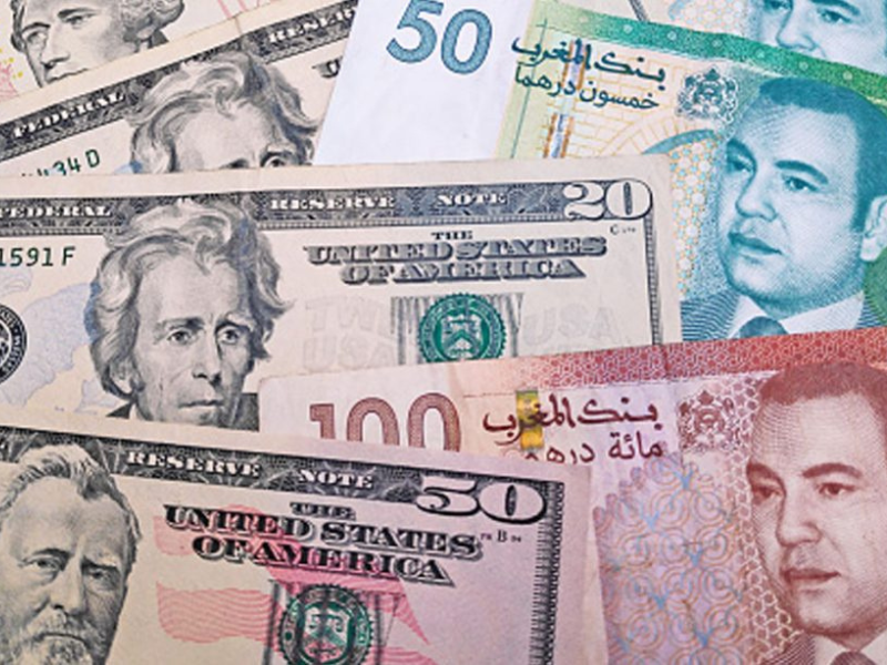 الدرهم المغربي ينخفض بنسبة 0,71 في المائة مقابل الدولار